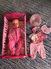 Кукла baby born с кроваткой