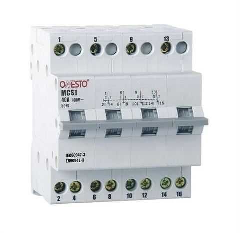Переключатель ввода резерва Onesto MCS440 I-0-II 4P 40А 230V