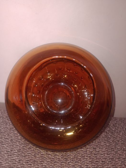 Wazon Art Deco Vintage Skandynawia szkło kryształowe