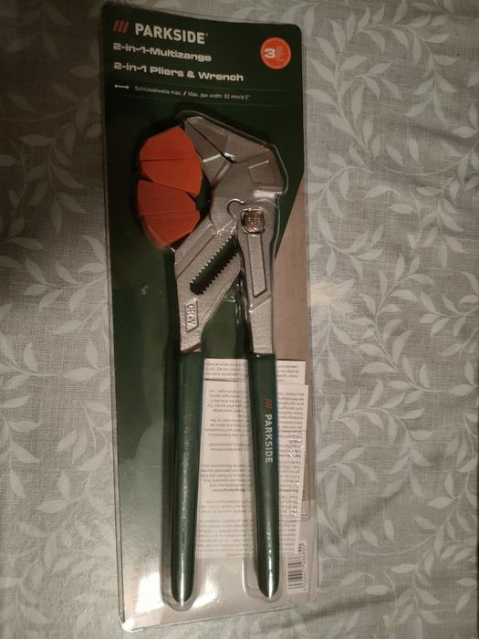 Parkside Lidl klucz nastawny i szczypce wielofunkcyjne 2w1 jak Knipex