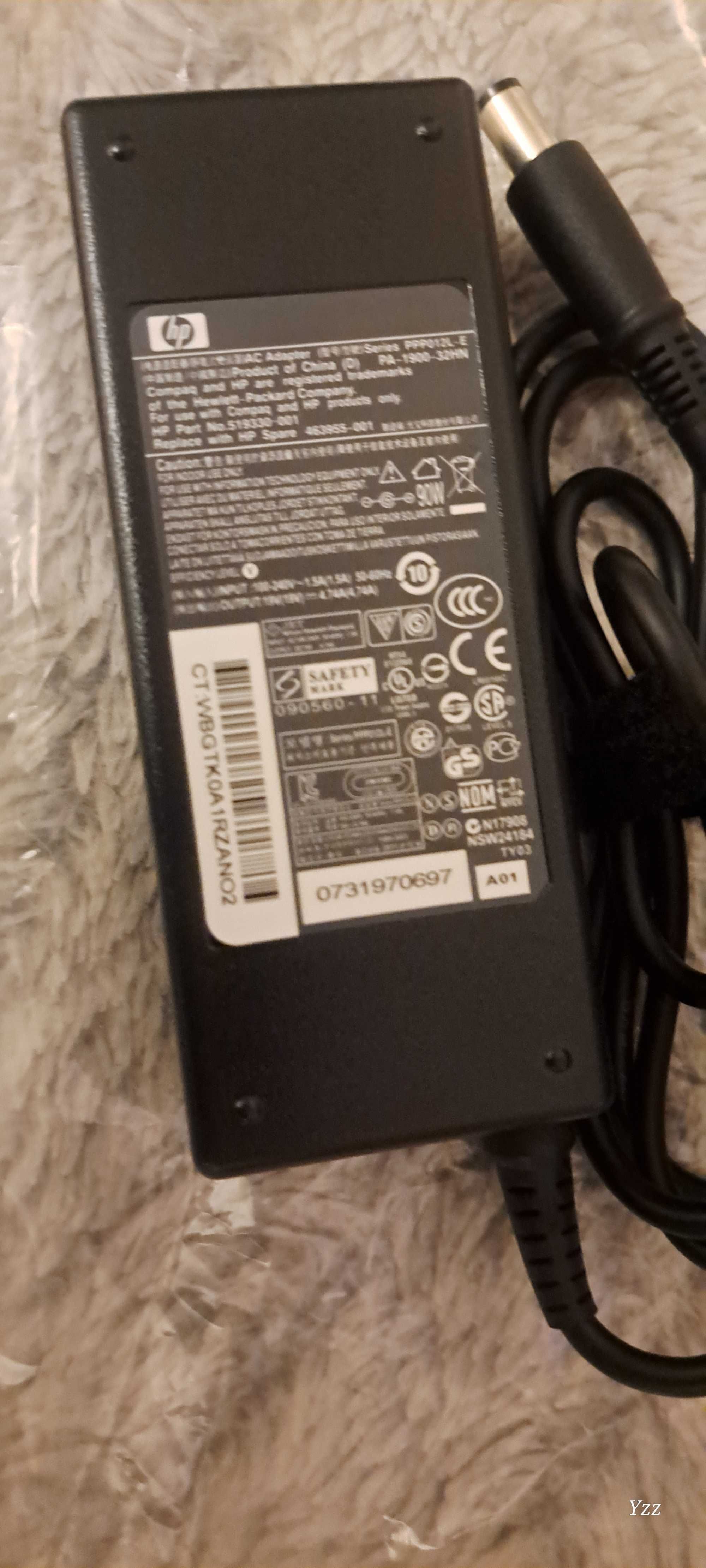 HP 90W Laptop AC Power Adapter