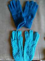 Rękawiczki damskie na zimę - 2 pary