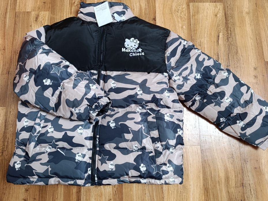 Kurtka damska oversize z motywem Hello Kitty