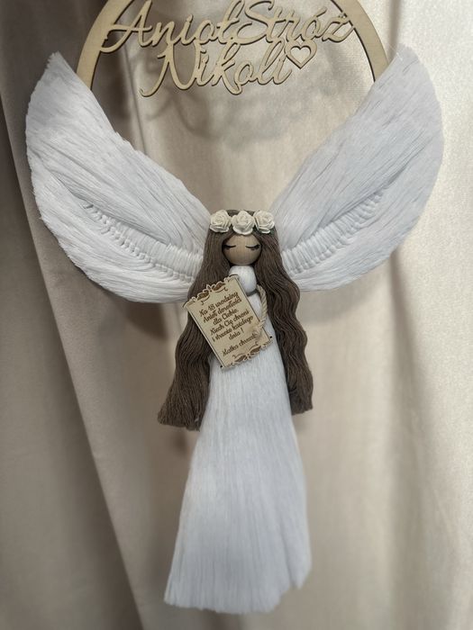 Aniol stroz makrama prezent