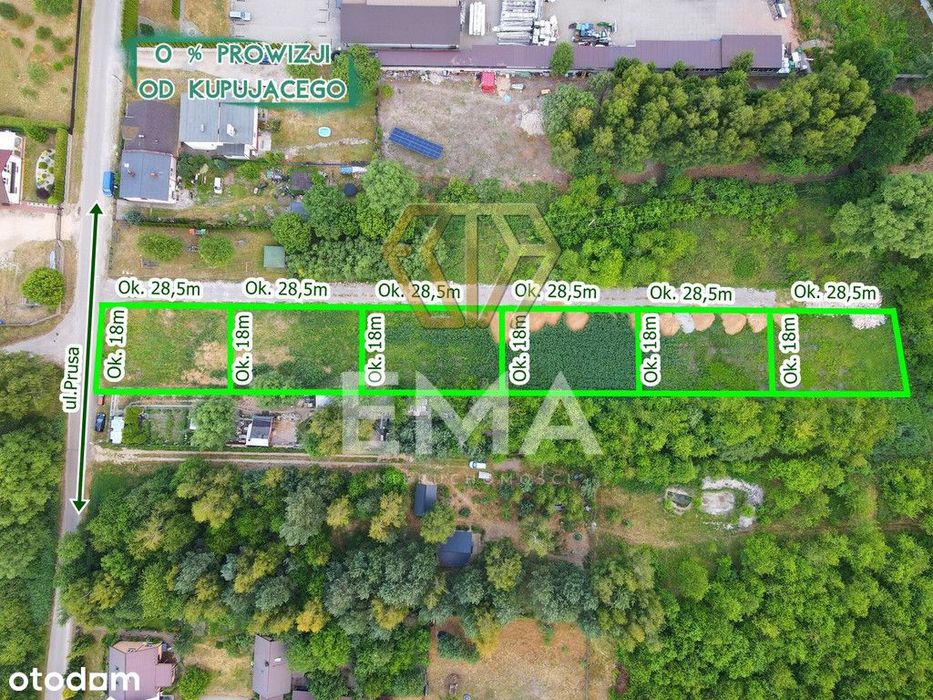 Nowe działki w Blachowni – ul. Prusa