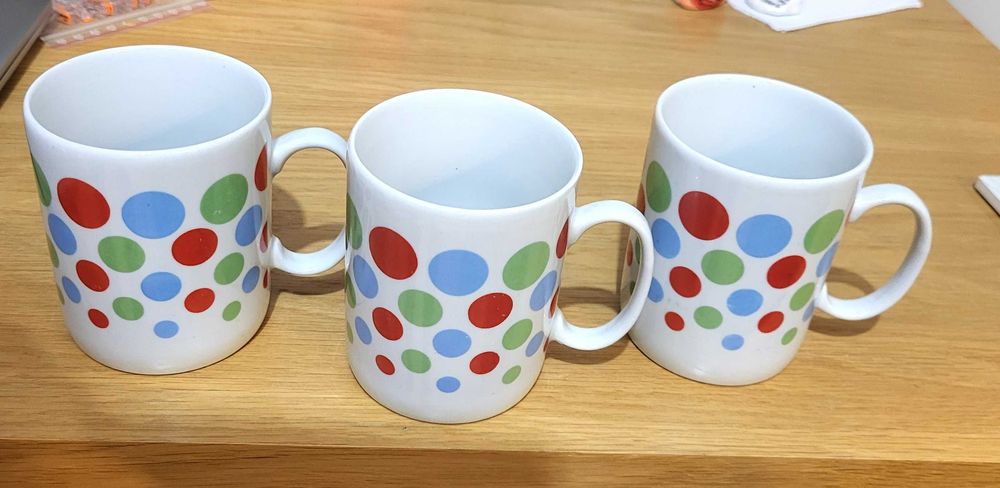 Kubek 3x kubki Chodzież vintage