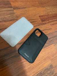 Чехол кожаный для iPhone 12 Pro Max с карманом для карт, новый