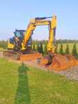 Koparka 10 ton Yanmar SV100-2 3 razy łamane ramie 4 łyżki W oryginale