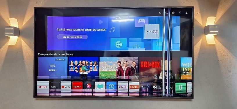 Tv LG 75" 75UP75003LC 4k smart TV uszkodzony