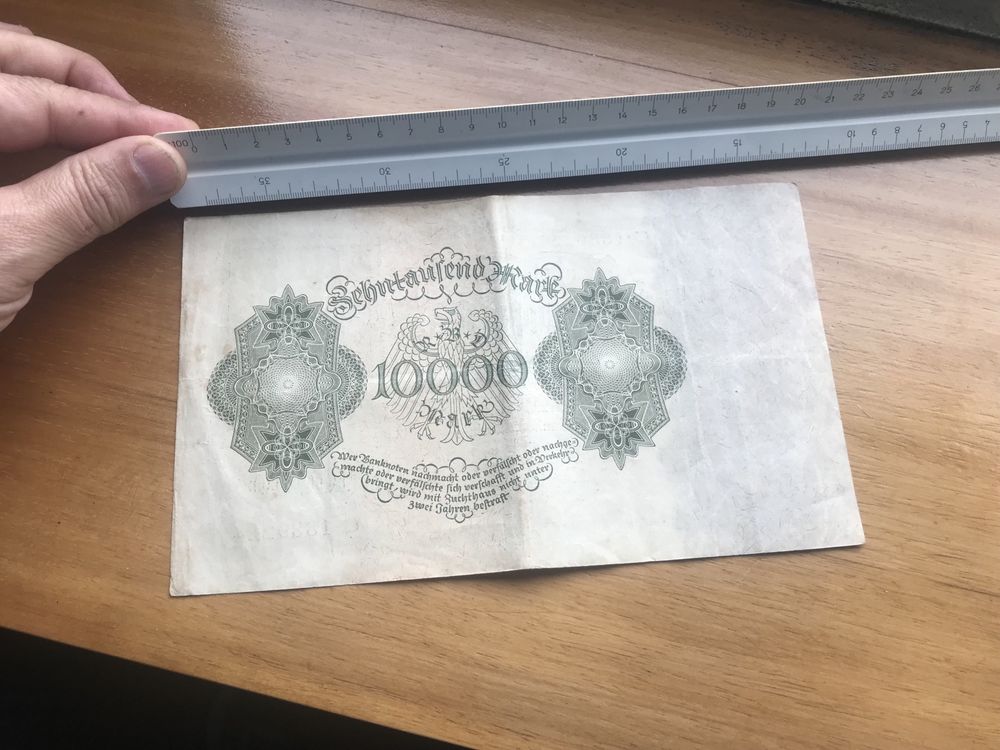 Notas alemanha 1923 / 1 yuan (china)