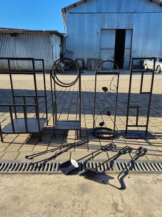 Кований набір для каміну, набір для каміну, кований набір