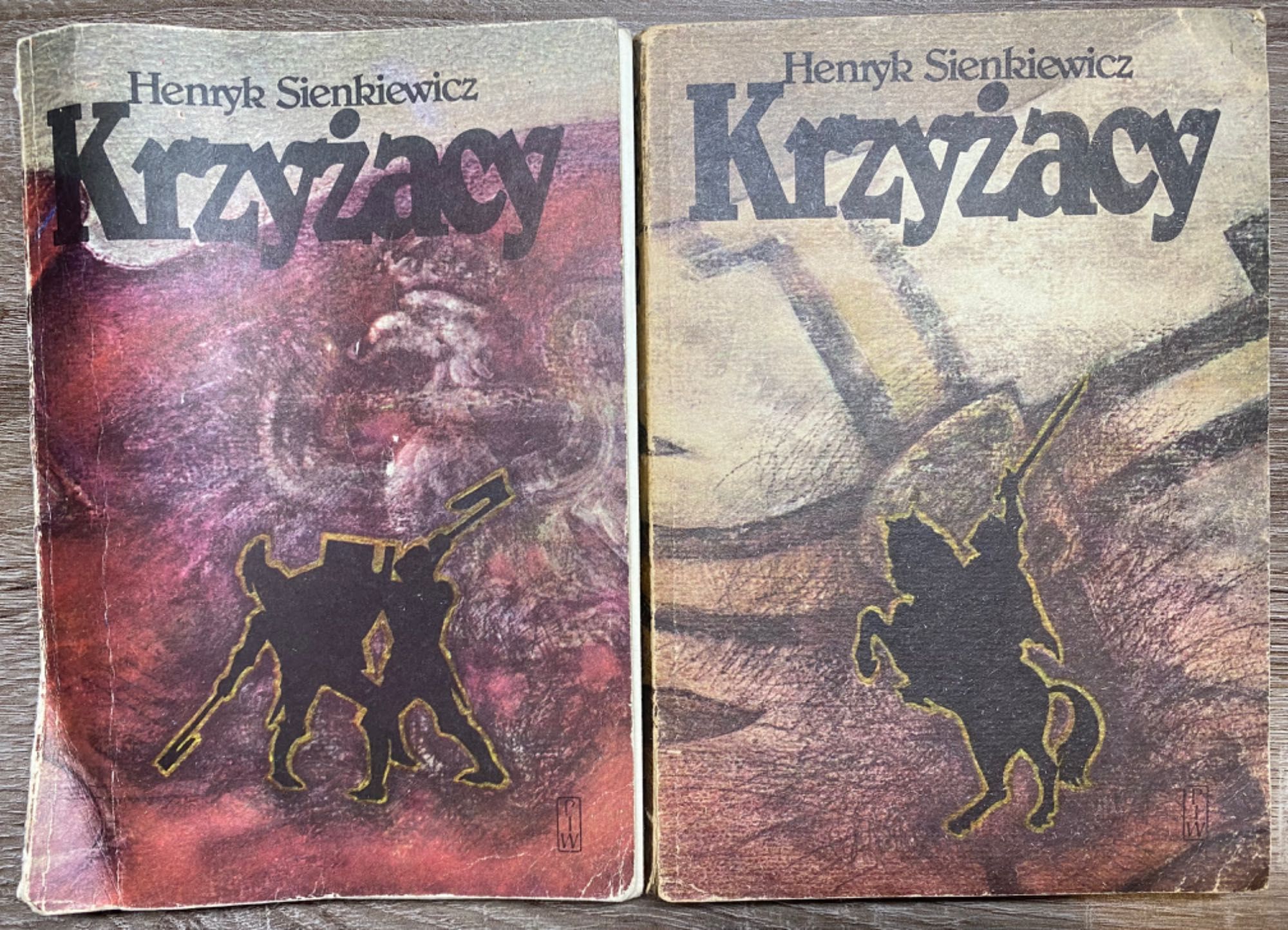 Krzyżacy Henryk Sienkiewicz, 2 tomy z 1983 roku