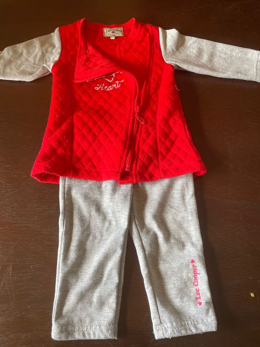 Conjunto Lee Cooper para menina 12 meses