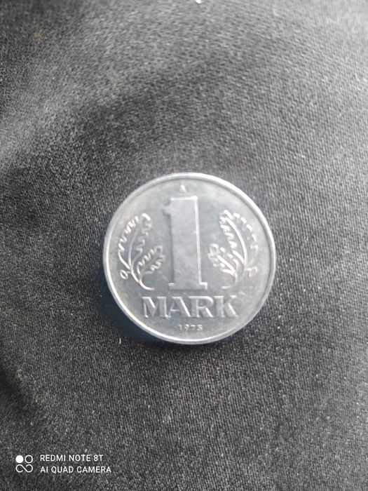 Moneta 1 dm marka niemiecka 1975 rok NRD polecam okazja