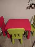 Stół z 3 krzesłami ikea