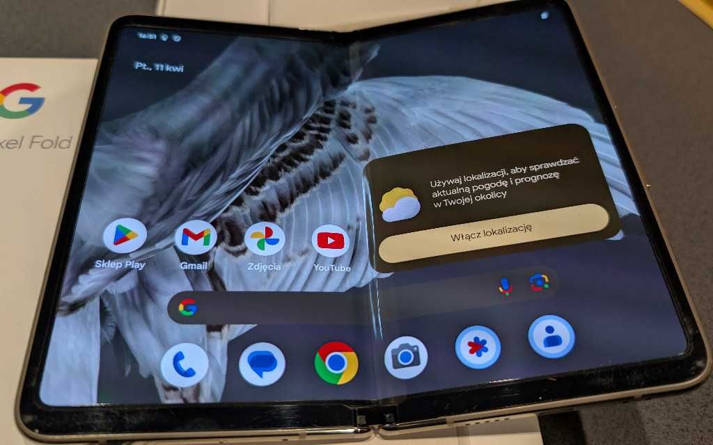 Google Pixel Fold 12/256GB biały