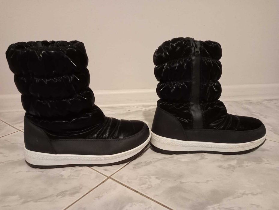 Buty śniegowce Sinsay roz. 38 czarne