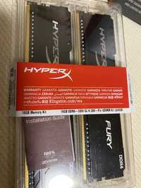 HyperX fyry DDR4, 3200, 16GB, 8x2 kit