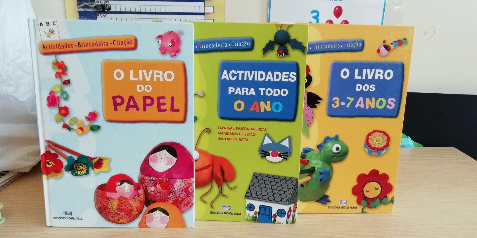 Conjunto livros pré-escolar