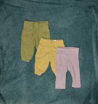 Spodnie dresowe dla chłopca H&Mn62/68 (3 pary)