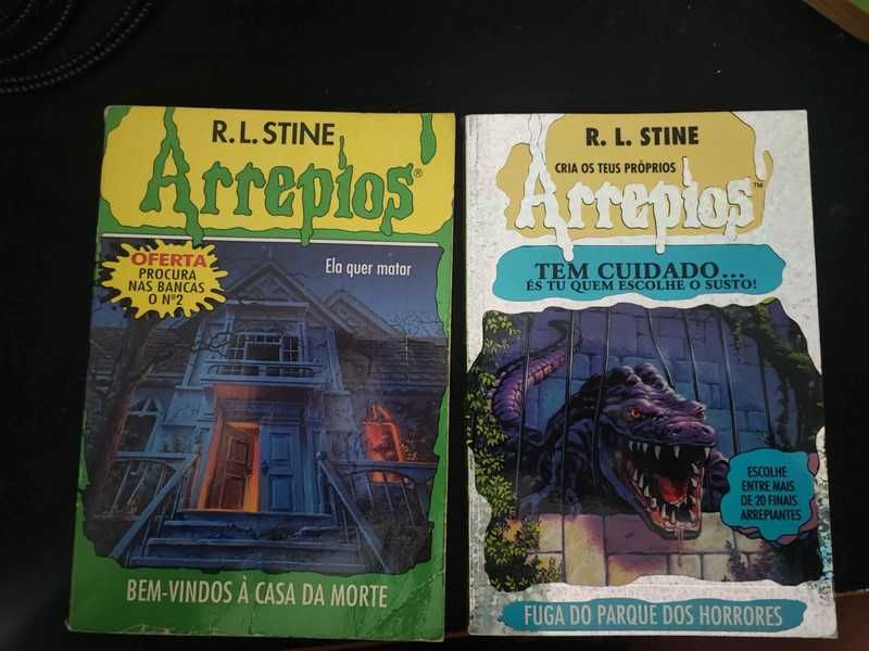Livros Os arrepios - R. L. Stine