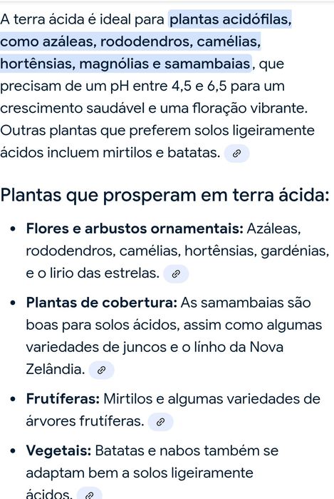 Terra para hortênsias e plantas de terra ácida, 40L conforme fotos
