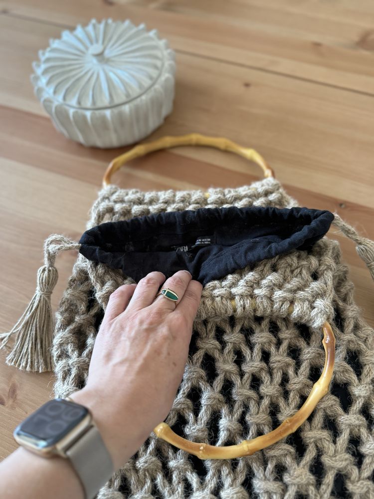 Torebka koszyk Zara boho