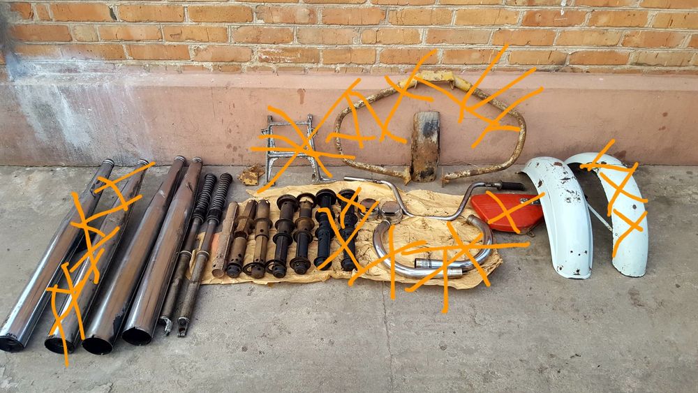 Вилка-амортизатор  мотоциклов ява мод.634