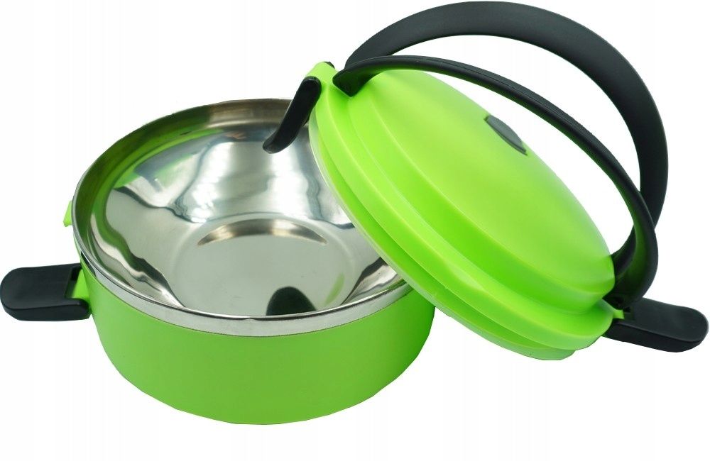 menażka obiadowa pojemnik termiczny lunch box trojak stal pp 3x500ml /