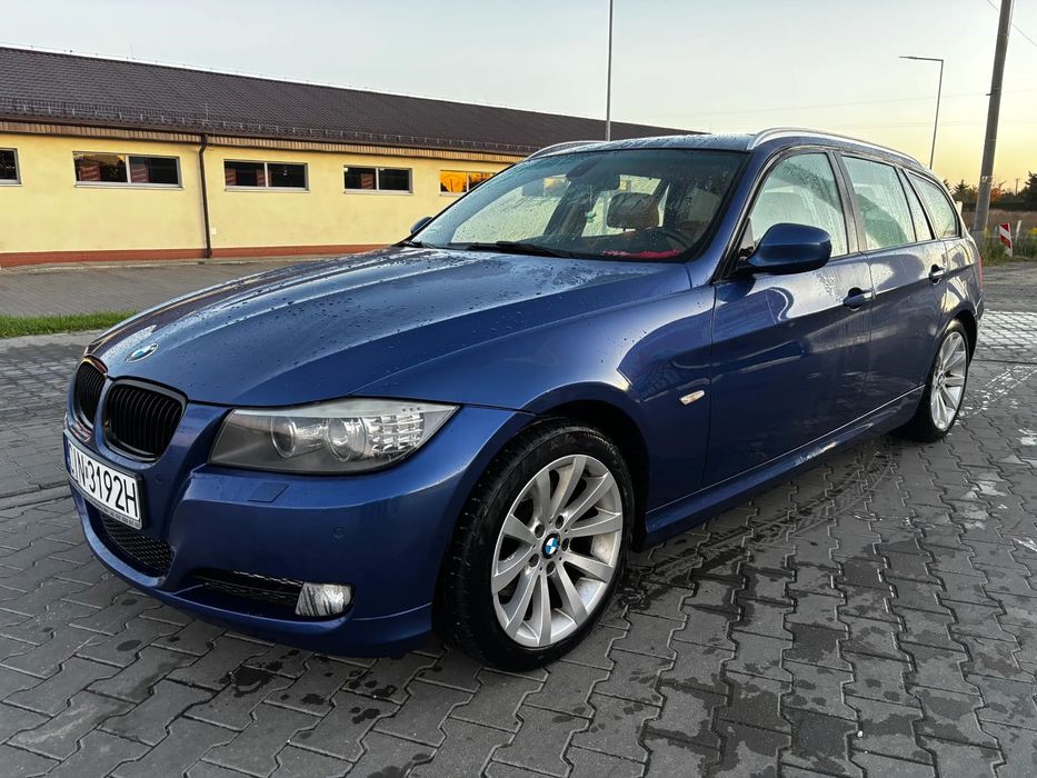 BMW Seria 3 BMW E91 Bogate wyposażenie, Zadbany, Lift, Jasna skóra, Duża nawigacja