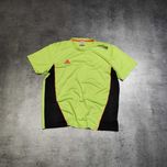 MĘSKA Koszulka Sportowa PREMIUM Neon Małe Logo Adidas Trening Bieg