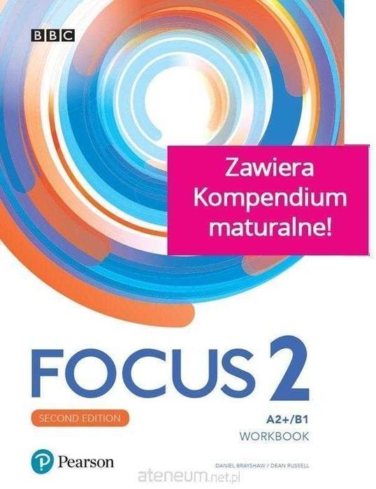 NOWA] Focus 2 Ćwiczenia + Kompendium Maturalne Longman Pearson