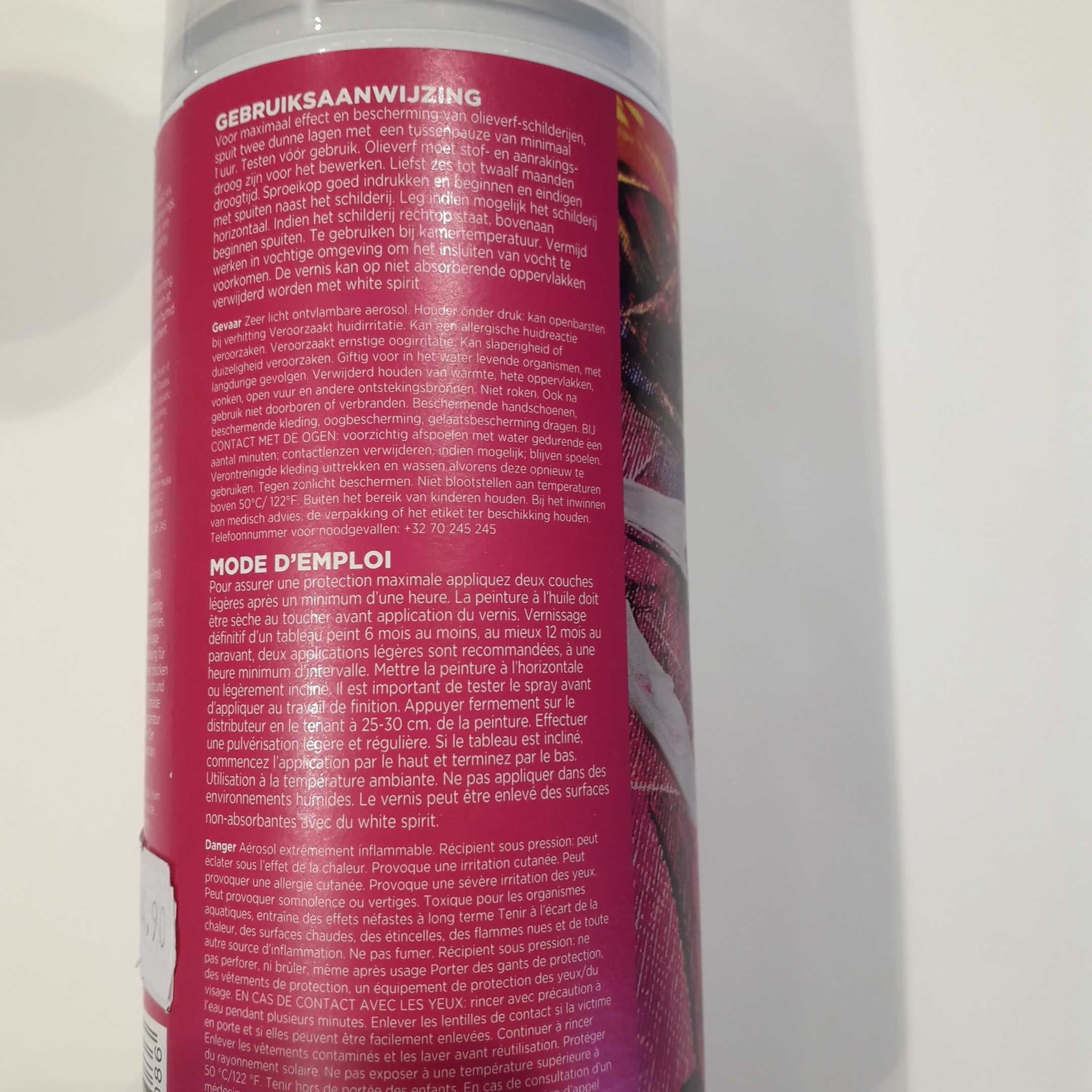 Werniks do farb olejnych Ghiant Art Collection Spray Mat 400ml