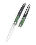 Nóż Bestechman Lanza OD Green/Black G10, Satin/Stonewashed 14C28N