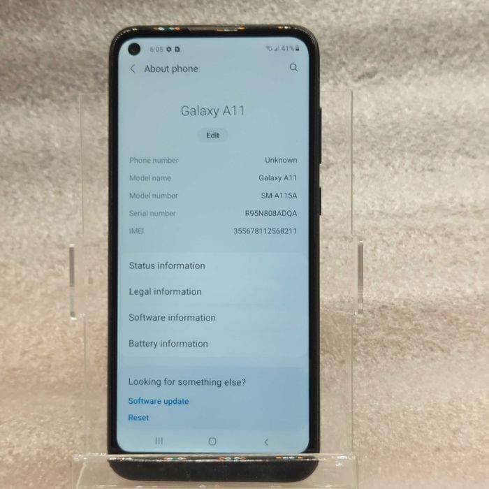 Samsung A11 2020 2GB/32GB Black Lock