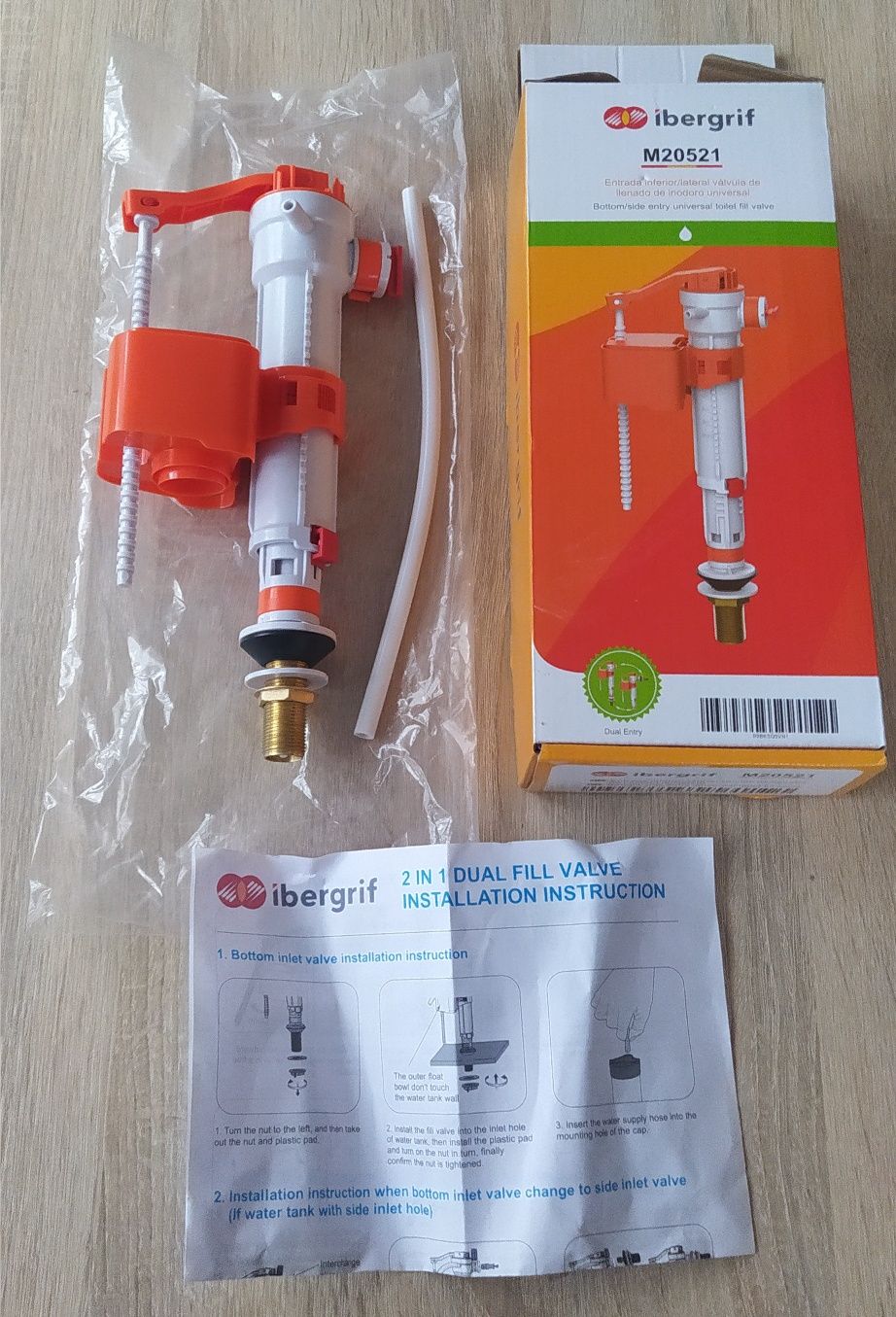 Zawór spłuczki Ibergrif M20521