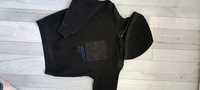 Czarna bluza Zara z kapturem r.122