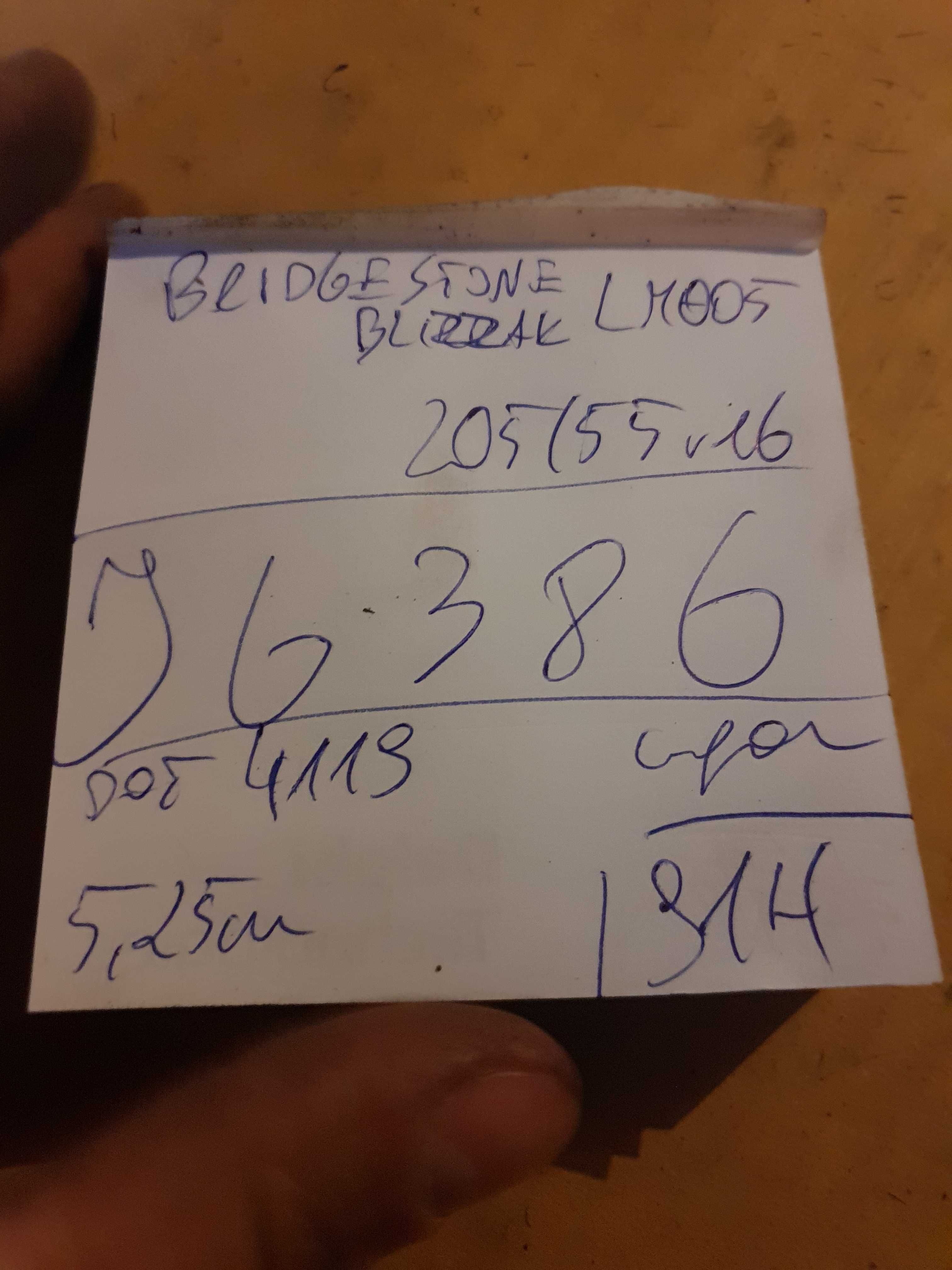 Bridgestone 205/55 r16 Blizzak LM005 /// 5,25mm!!!  DOT4119 Gwarancja