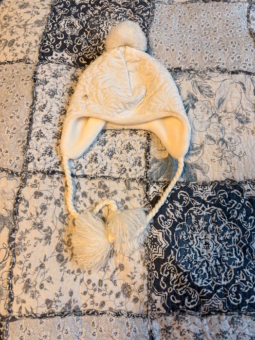 Шапка тепла для дівчинки, 6-9 місяців