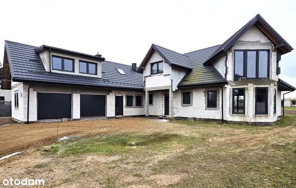 Dom 315,7 m2 | instalacje, tynki | Działka 1706 m2