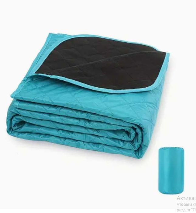 Флісовий кемпінговий плед, великий водонепроникний килимок