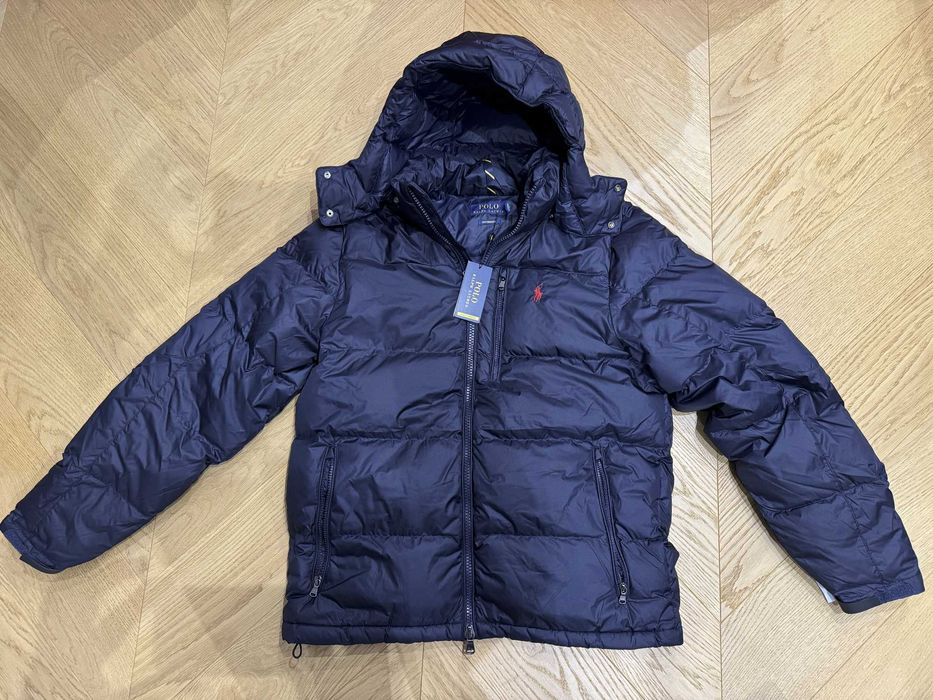 Polo Ralph Lauren kurtka puchowa męska rozmiar M granatowa