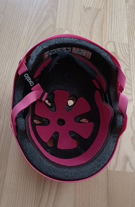 Kask oxelo, kolor różowy