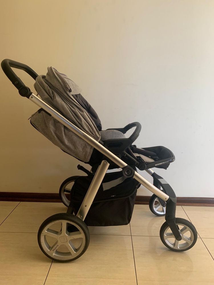 Wózek 2w1 Espiro Next 2.1 melange gray z 2021