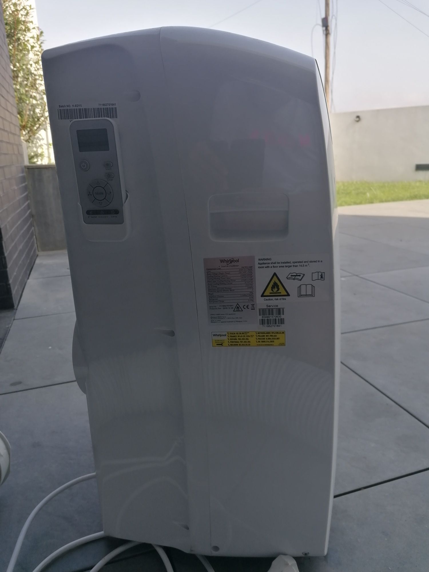 Ar condicionado portátil whirlpool