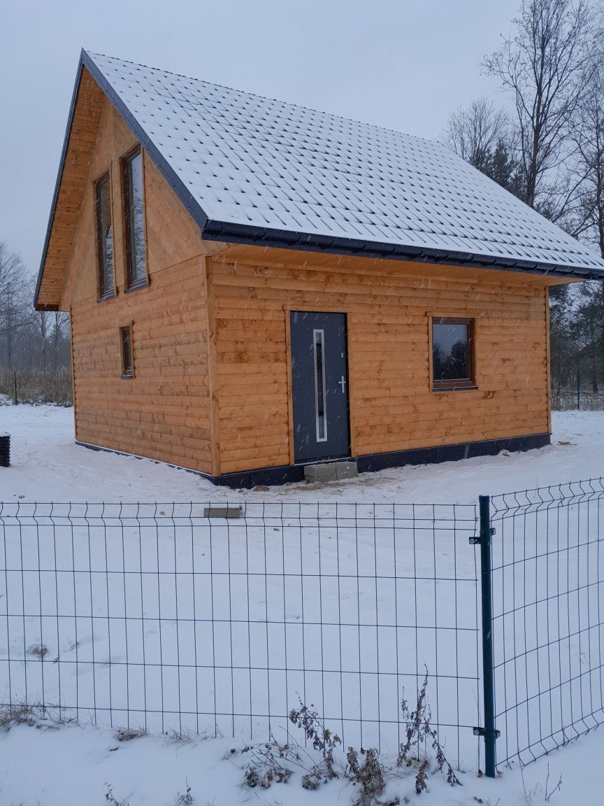 Dom szkieletowy drewniany całoroczny