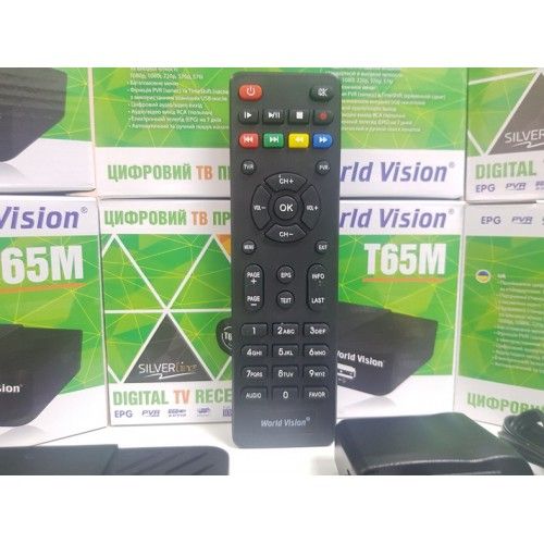 Приставка Т2 World Vision T65M ТВ приемник тюнер ресивер DVB-T2/C