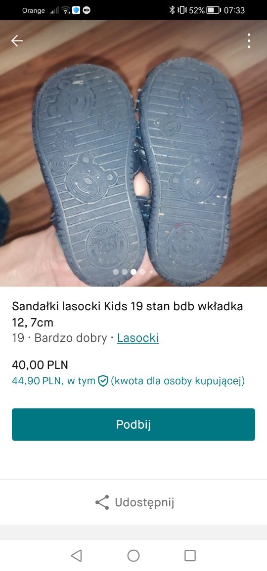 Sandałki lasocki Kids skórzane flexy 19