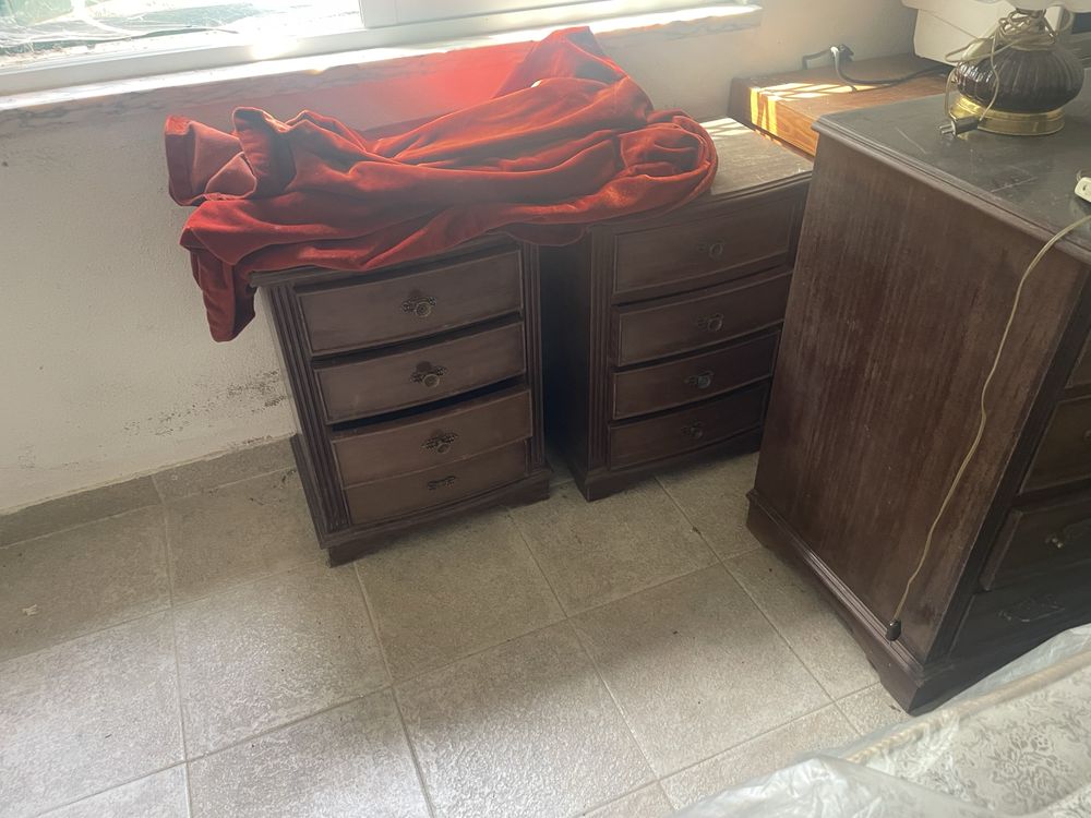 Cama casal madeira maciça