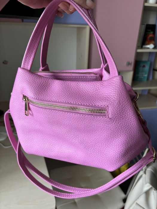 Шкіряна Сумка Зефірка